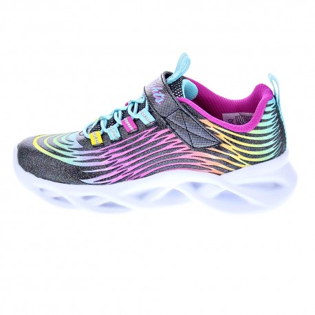 Zapatillas Skechers zapatos Niña modelo Twisty Negro 