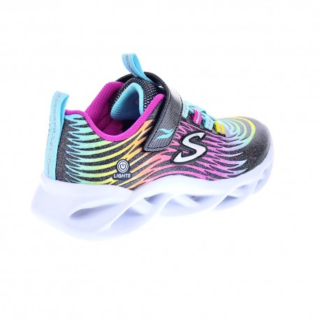 Zapatillas Skechers zapatos Niña modelo Twisty Negro 