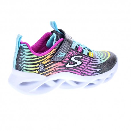 Zapatillas Skechers zapatos Niña modelo Twisty Negro 