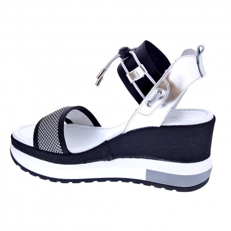 Sandalias Nero Giardini zapatos Mujer modelo E112650D Plata 