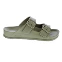 Sandalias Duuo zapatos Mujer modelo Bio Eva Verde Hebillas