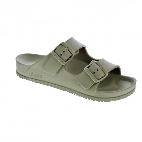 Sandalias Duuo zapatos Mujer modelo Bio Eva Verde Hebillas