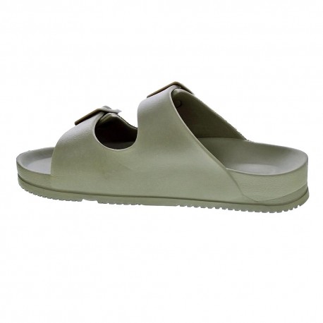 Sandalias Duuo zapatos Mujer modelo Bio Eva Verde Hebillas