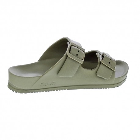 Sandalias Duuo zapatos Mujer modelo Bio Eva Verde Hebillas