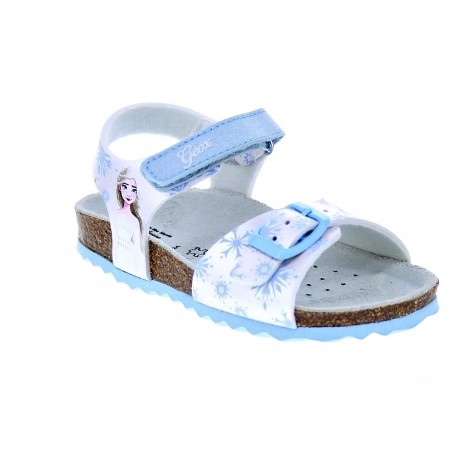 Sandalias Geox zapatos Niña modelo Adriel Plata 