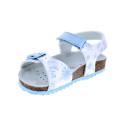 Sandalias Geox zapatos Niña modelo Adriel Plata 
