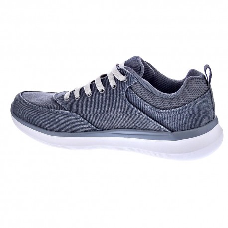 Zapatillas Skechers zapatos Hombre modelo Delson Gris 
