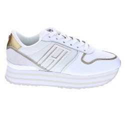 Zapatillas Tommy Hilfiger zapatos Mujer modelo Mesh Flatform Blanco  2