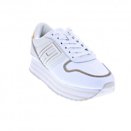 Zapatillas Tommy Hilfiger zapatos Mujer modelo Mesh Flatform Blanco 