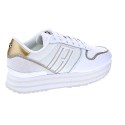 Zapatillas Tommy Hilfiger zapatos Mujer modelo Mesh Flatform Blanco 