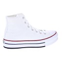 Zapatillas botas Converse zapatos Mujer modelo Chuck Taylor All Star Plataforma Blanco Cordón