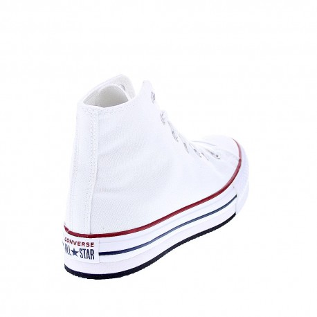 Zapatillas botas Converse zapatos Niño modelo Chuck Taylor All Star Plataforma Blanco Cordón