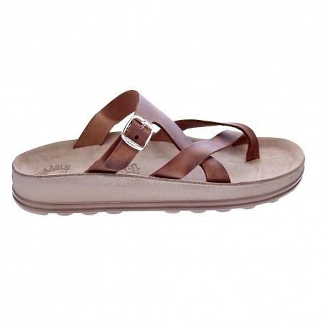 Sandalias Fantasy Sandals zapatos Mujer modelo Ariadni Marrón 