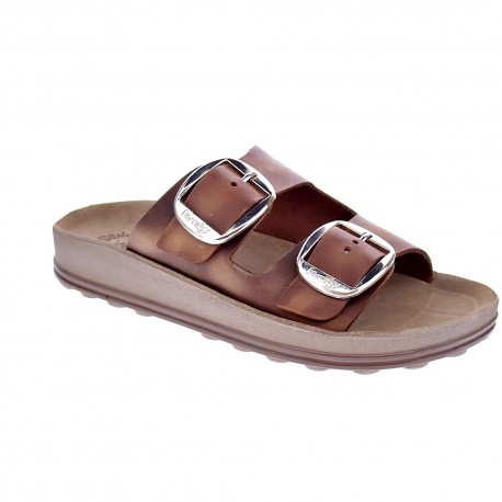 Sandalias Fantasy Sandals zapatos Mujer modelo Despoina Marrón 