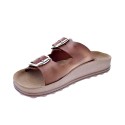 Sandalias Fantasy Sandals zapatos Mujer modelo Despoina Marrón 