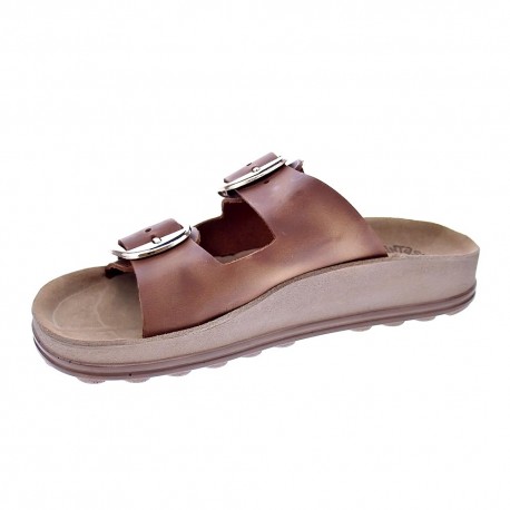 Sandalias Fantasy Sandals zapatos Mujer modelo Despoina Marrón 