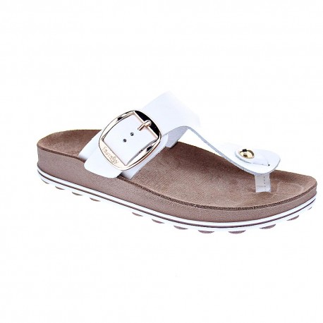 Sandalias Fantasy Sandals zapatos Mujer modelo Brooke Blanco 