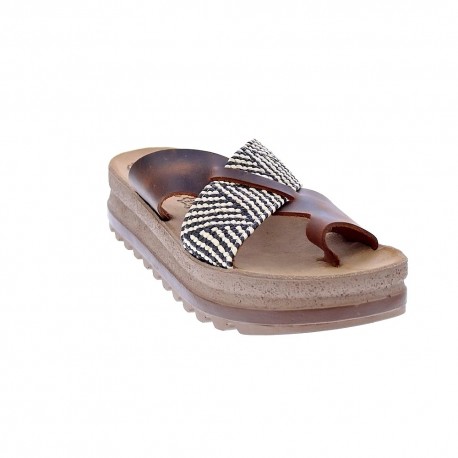 Sandalias Fantasy Sandals zapatos Mujer modelo Sansa Marrón 