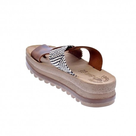 Sandalias Fantasy Sandals zapatos Mujer modelo Sansa Marrón 