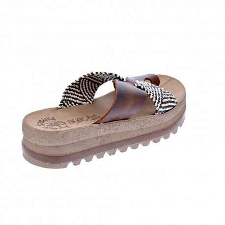 Sandalias Fantasy Sandals zapatos Mujer modelo Sansa Marrón 