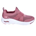 Zapatillas Skechers zapatos Mujer modelo Arch Fit Rosa 