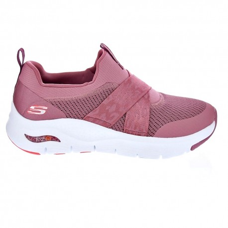 Zapatillas Skechers zapatos Mujer modelo Arch Fit Rosa 