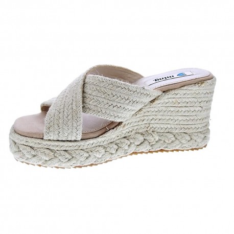 Sandalias Mtng zapatos Mujer modelo 50605 Beige 