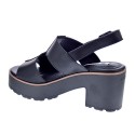 Sandalias Mtng zapatos Mujer modelo 50636 Negro 