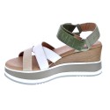 Sandalias Carmela zapatos Mujer modelo 68471 Verde 