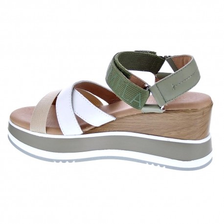 Sandalias Carmela zapatos Mujer modelo 68471 Verde 