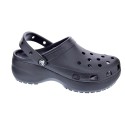 Zuecos Crocs zapatos Mujer modelo Classic Platform Negro 