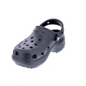 Zuecos Crocs zapatos Mujer modelo Classic Platform Negro 