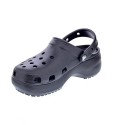 Zuecos Crocs zapatos Mujer modelo Classic Platform Negro 