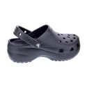 Zuecos Crocs zapatos Mujer modelo Classic Platform Negro 