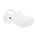 Zuecos Crocs zapatos Mujer modelo Classic Platform Blanco 