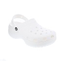 Zuecos Crocs zapatos Mujer modelo Classic Platform Blanco 