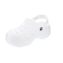 Zuecos Crocs zapatos Mujer modelo Classic Platform Blanco 
