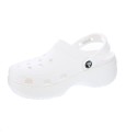 Zuecos Crocs zapatos Mujer modelo Classic Platform Blanco 