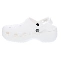 Zuecos Crocs zapatos Mujer modelo Classic Platform Blanco 
