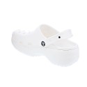 Zuecos Crocs zapatos Mujer modelo Classic Platform Blanco 