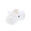 Zuecos Crocs zapatos Mujer modelo Classic Platform Blanco 