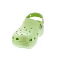 Zuecos Crocs zapatos Mujer modelo Classic Plarform Verde 