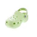 Zuecos Crocs zapatos Mujer modelo Classic Plarform Verde 
