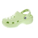 Zuecos Crocs zapatos Mujer modelo Classic Plarform Verde 
