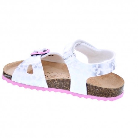 Sandalias Geox zapatos Niña modelo Sandal Chalki Blanco 