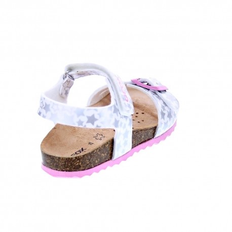 Sandalias Geox zapatos Niña modelo Sandal Chalki Blanco 