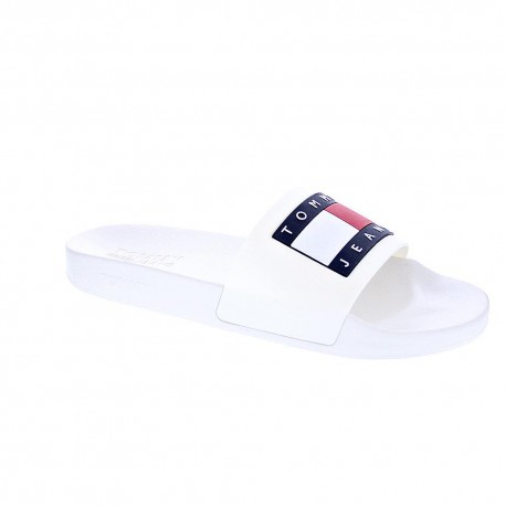 Chanclas Tommy Hilfiger zapatos Hombre modelo Flag Pool Blanco 