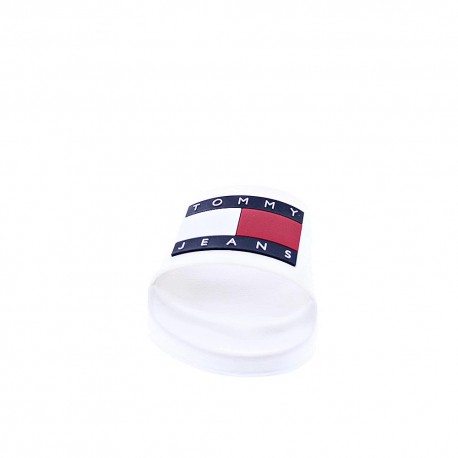 Chanclas Tommy Hilfiger zapatos Hombre modelo Flag Pool Blanco 