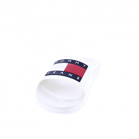 Chanclas Tommy Hilfiger zapatos Hombre modelo Flag Pool Blanco 