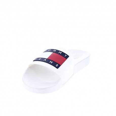 Chanclas Tommy Hilfiger zapatos Hombre modelo Flag Pool Blanco 